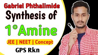 Gabriel Phthalimide Synthesis of 1° Amine  JEE  NEET  12 th  Reaction Mechanism  Chemistry [upl. by Eidoc]