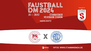 HIGHLIGHTS Faustball DM 2024  Halbfinale 1 TSV Calw  Ahlhorner SV [upl. by Teria]