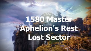 1580 Master Aphelions Rest Lost Sector  Season of the Risen [upl. by Anilam]