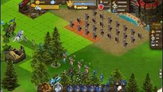 Knights Clash of Heroes 25 Hirelings in 3 minutes Red Dragons Order [upl. by Johst]