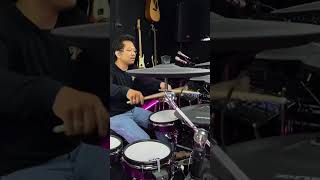 Boyband  TipeX Full video di youtubetipexband drumcoverdrumtiktok drummer jarsdrumnuxdm8fyp [upl. by Ashlan506]