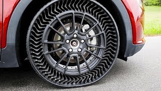 Michelin presented airless tires for production cars [upl. by Johnny]