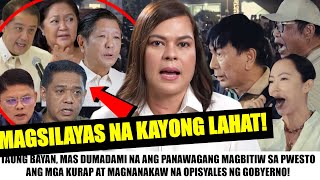 Matapos PAGTULUNGAN si VP SARA TAONG BAYAN NAGWELGA NA BBM MARTIN PNP AFP PINABABABA NA SA PWESTO [upl. by Esmerelda]