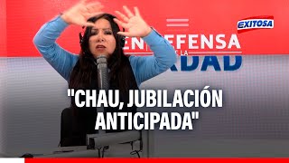 🔴🔵quotChau jubilación anticipadaquot Cecilia García califica de quotnegocioquot la nueva reforma de pensiones [upl. by Ellehcor460]