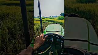 John Deere 45 4x4 💚automobile harvester farming harvestar automobile tending tractor [upl. by Duntson372]