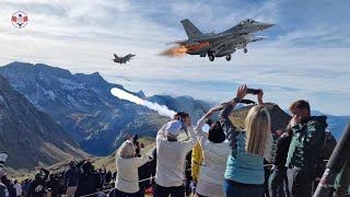 US F16 pilots take off for training ground [upl. by Backler343]