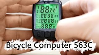 Wireless Bicycle Computer 563C [upl. by Fornof922]