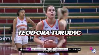 Teodora Turudic Highlights 202122  EuroCup [upl. by Carder]