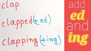 short Rule for adding ed and ing to words in bengali [upl. by Ahseetal]