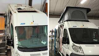 Installazione Tetto Soffietto Lipert su Fiat Ducato [upl. by Aratal]