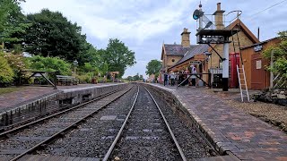 Drivers Eye View – Severn Valley Railway – Kidderminster to Bridgnorth [upl. by Hatnamas433]