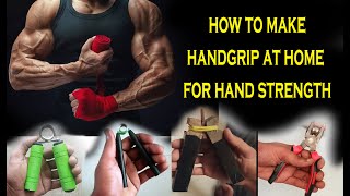 HOW TO MAKE HAND GRIP AT YOUR HOME  Gym Equipment In Home [upl. by Esihcoc444]