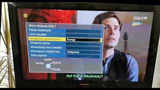 Jak wyszukać programy telewizji naziemnej w telewizorze PANASONIC [upl. by Koslo]