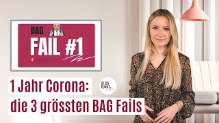 1 Jahr Corona die 3 grössten BAG Fails  mit Camille Lothe [upl. by Odnalra]