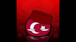 Turkiyes War of Independence 🇹🇷🔥💀  IB Operacb countryballs shorts edit turkey [upl. by Betteann]