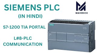 L8 COMMUNICATION of S71200 PLC using TIA PORTAL siemens   S71200 TIA PORTAL [upl. by Atsahc]