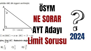 Limitte Trigonometri AYT Matematik [upl. by Jemy]