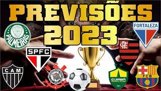 PREVISÕES 2023  QUEM SERÁ CAMPEÃO [upl. by Eberhard877]