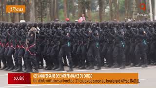 Le Congo fête le 63e anniversaire de son accession à lindépendance au rythme dun défilé militaire [upl. by Akelam]