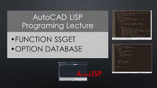 【AutoCAD】使い方  リスプlispのデータベースssgetの説明 [upl. by Care]