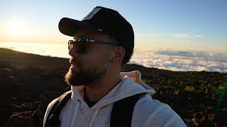 Watching the sunset on a volcano 10000 feet above sea level at Haleakala  Maui 2025 [upl. by Reifel]