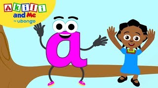 Learn Letter A  The Alphabet with Akili  Cartoons for Preschoolers [upl. by Nattie]