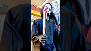 SPIRIT HALLOWEEN GHOSTFACE KILLER WITH BLOODY MACHETE ANIMATRONIC  SCREAM MOVIE Easton PA 🩸😲🩸 [upl. by Galloway]