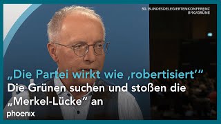 GrünenParteitag Politikwissenschaftler Prof Korte zieht eine Zwischenbilanz [upl. by Torrin]