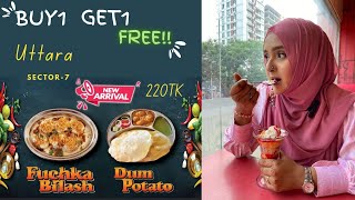 Buy1 Get1 Free ‼‼‼ Uttara  Chheka Pora  Foodie Farzana [upl. by Yllah]