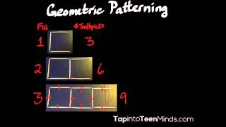 Geometric Patterning with Toothpicks Part 2  Grade 6 Patterning and Algebra [upl. by Tala]