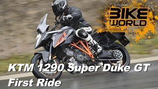 KTM 1290 Super Duke GT Review First Ride [upl. by Enyleve]