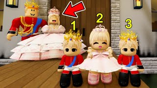 We COPY RICH Royal FAMILY as TRIPLET PLUSHIESBrookhaven [upl. by Sauer]