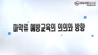 마약류 약물오남용 예방교육 마약류 예방교육의 이해 [upl. by Seugirdor68]