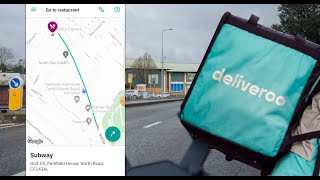 How to DELIVER ur 1st DELIVEROO order Beginner App Tutorial [upl. by Eiffub342]