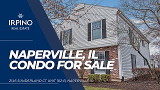 Just Listed 2146 Sunderland Ct Unit 102B Naperville IL 60565 by IRPINO Chicago Real Estate [upl. by Quince993]