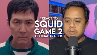 React to SQUID GAME Official Trailer [upl. by Olemrac756]