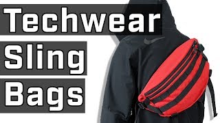 The Best Sling Bags for Techwear Outfits [upl. by Enimzaj]