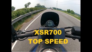 XSR700 top speed booster plug review [upl. by Erehs]