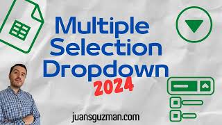 Multiple Selection Dropdown with Google Sheets and Google Apps Script  2024 [upl. by Tearle]