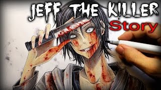 Jeff The Killer STORY  Drawing  Creepypasta [upl. by Debera892]