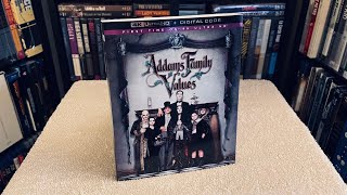 Addams Family Values 4K UHD REVIEW  Unboxing  Menu  Christina Ricci  Anjelica Huston￼￼ [upl. by Mirabel]