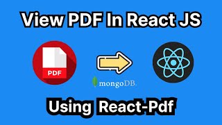 How to View Pdf in React using React PDF  React PDF Viewer  Full setup React PDF  React JS [upl. by Zizaludba]