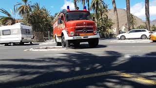 BOMBEROS VOLUNTARIOS LA LAGUNA DE SERVICIO EN LA GOMERA 2018 [upl. by Yendroc858]