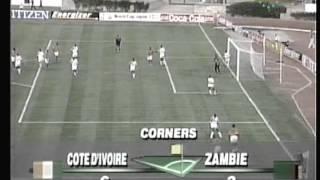 1994 March 31 Zambia 1 Ivory Coast 0 African Nations Cup [upl. by Powers185]