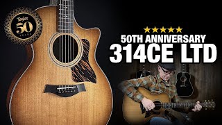 Taylor 50th Anniversary 314ce LTD – Acoustic Guitar Review [upl. by Avlem]