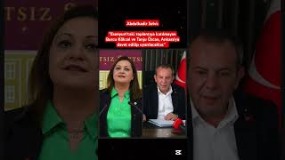 Burcu Köksal ve Tanju Özcan Ankaraya davet edilip uyarılacaklar shorts tanjuözcan keşfet [upl. by Ahtabat]