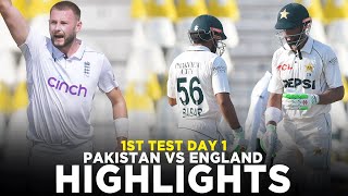 Full Highlights  Pakistan vs England  1st Test Day 1 2024  PCB  M3G1K [upl. by Aznecniv342]