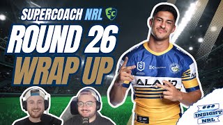 NRL Supercoach 2024  Weekly Wrap Up  Round 26 LIVE Review [upl. by Groves]