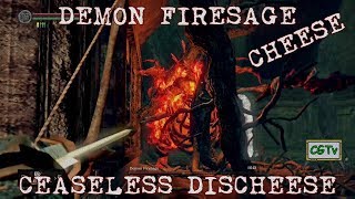 Ceaseless amp Demon Firesage 🧀 Tutorial  Dark Souls Remastered [upl. by Samford178]