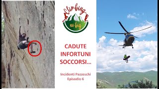 Arrampicata cadere con la corda in mano incidenti pazzeschi episodio 6 [upl. by Nylave]